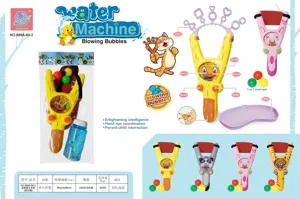 Bubble Slingshot Water Gun (with Whistle) 3-in-1