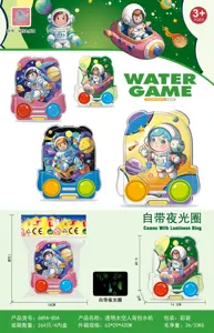 Glow-in-the-Dark Transparent Astronaut Backpack Water Bottle（Colorful Bag）