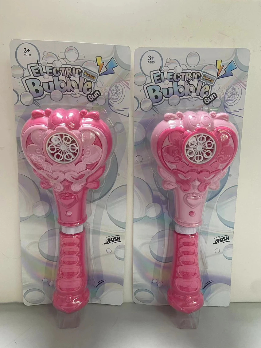 Electric Multi-Hole Bubble Wand (Magic Wand) Two-Color Assortment