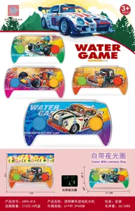Glow-in-the-Dark Transparent Racing Game Machine Water Machine（Colorful Bag）