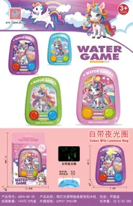 Transparent Unicorn Backpack with Glow-in-the-Dark Light and Water Bottle Holder