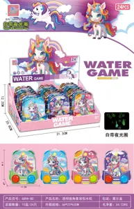 Glow-in-the-Dark Transparent Unicorn Backpack Water Bottle Holder（Display case）