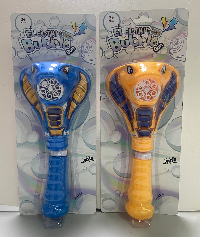 Electric Multi-Hole Bubble Wand (Cobra) Two-Color Assortment