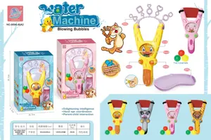 Bubble Slingshot Water Gun (with Whistle) 3-in-1