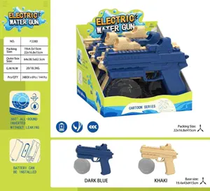 Electric Water Gun (Pistol Style) Two-Color Mix (Blue + Desert Sand)