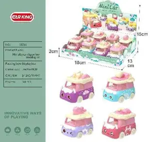 Miniature Die-Cast Car Wedding Display Box (English, 8 per box, 36 boxes per carton)