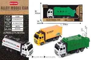 High-Simulation Alloy Retro City Sanitation Truck (Single Unit)