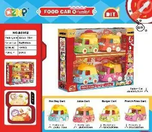 Four Girls Assembled Car (2-Piece Mix of Delicious Desserts)