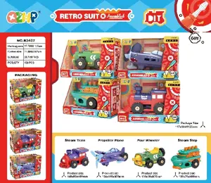 Single Vintage Assembled Car (Assorted Mix of Four Models)