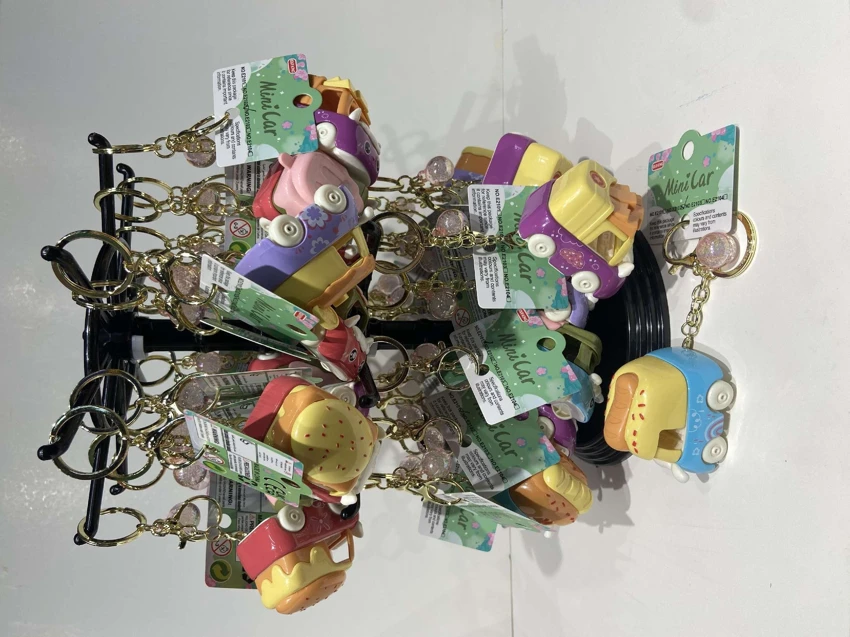 Miniature Alloy Snack Keychain