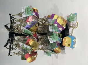 Miniature Alloy Snack Keychain