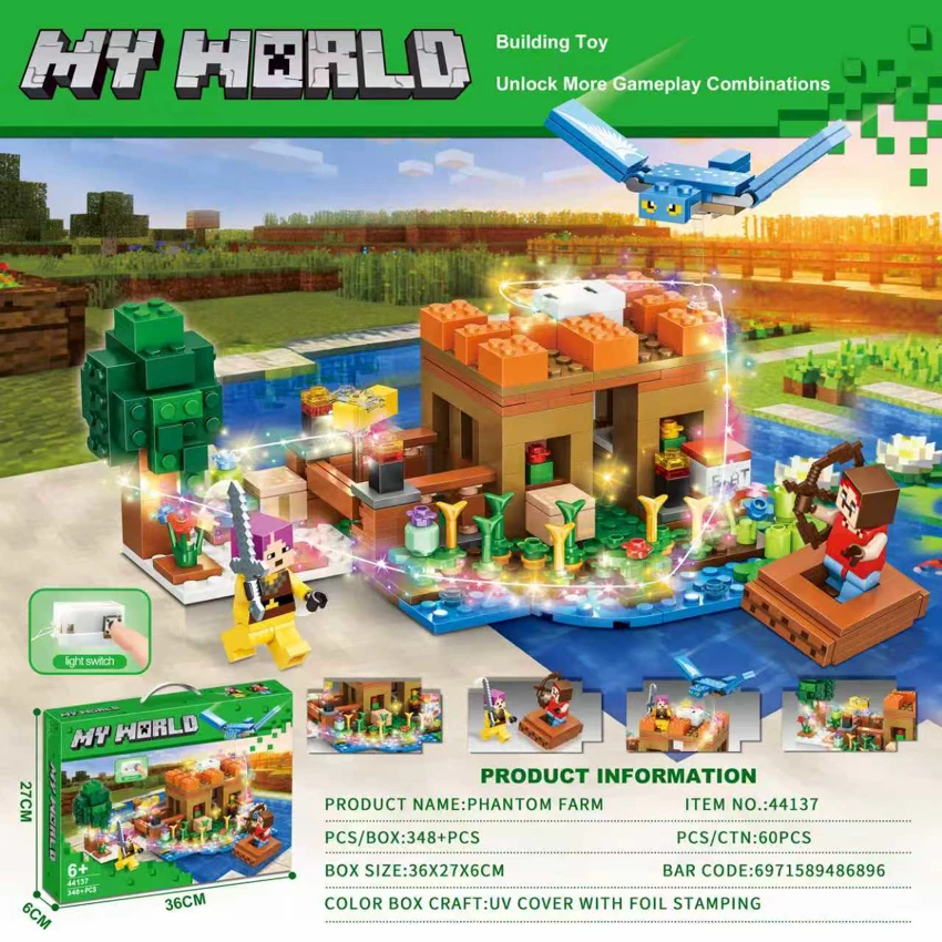 348+PCS Minecraft Dragon Farm