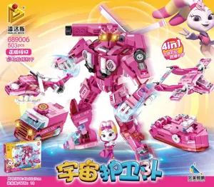 Rainbow Rescue Theme 4-in-1 Robot