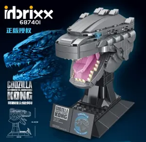 Godzilla Head Sculpture