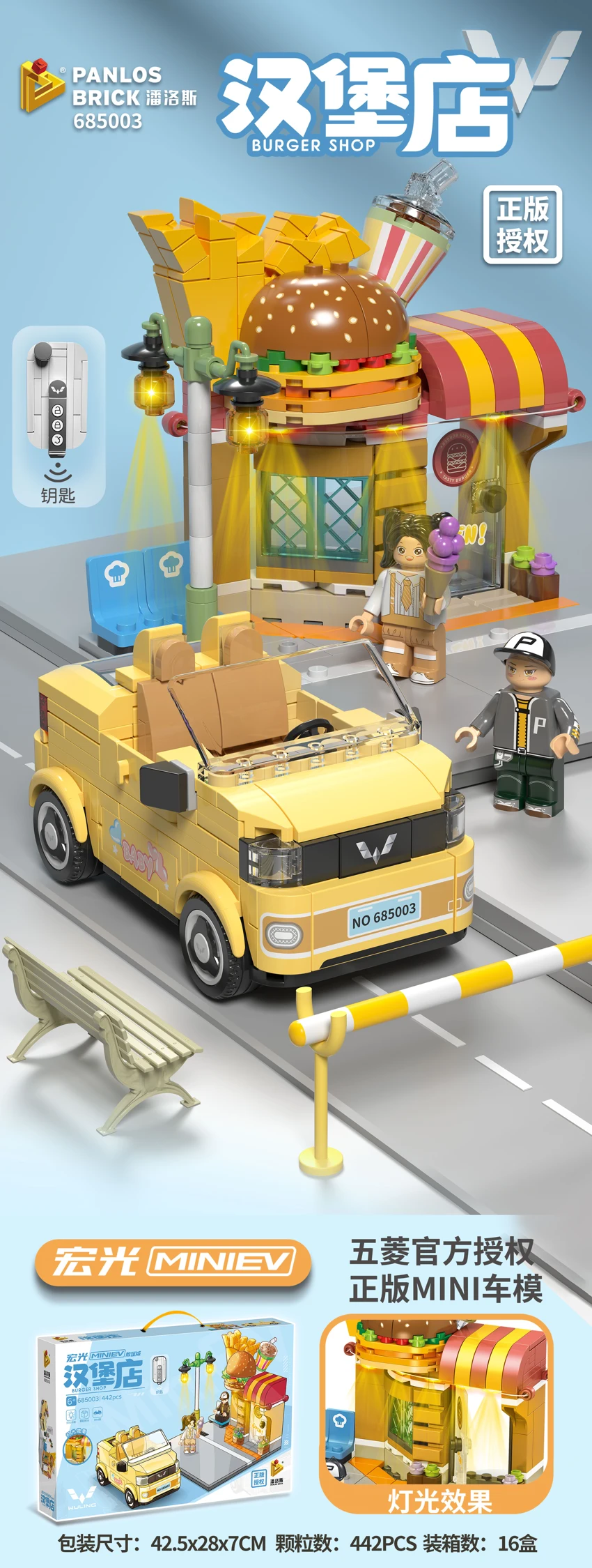 Convertible Wuling Mini - Hamburger Shop