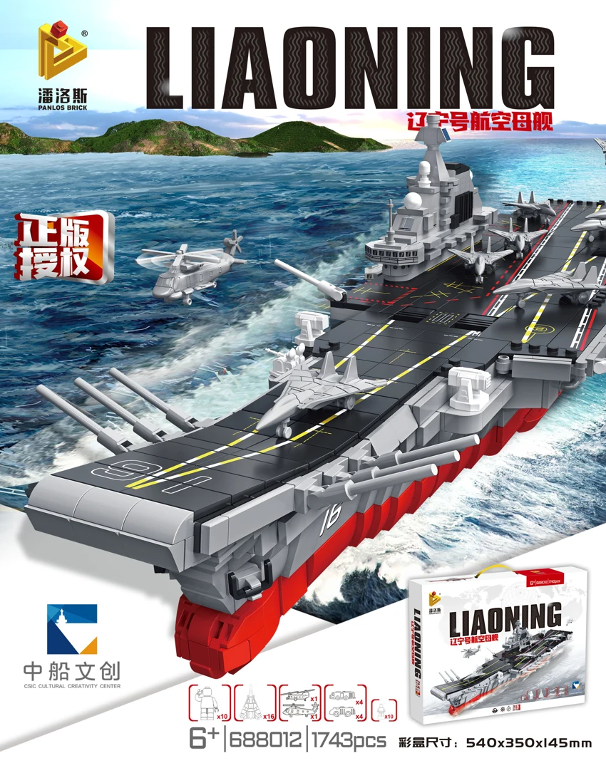Medium-sized Liaoning aircraft carrier