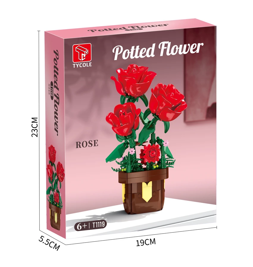Potted Rose Plant (Small)