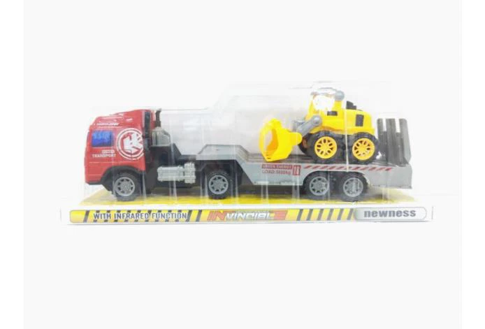 Inertial tractor carrying inertial engineering vehicle