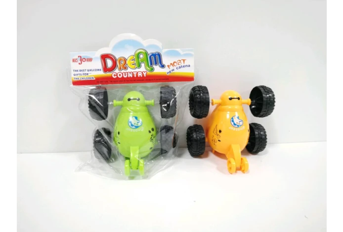 Dinosaur Stunt Car (U-Wheel) PVC Card Head Bag