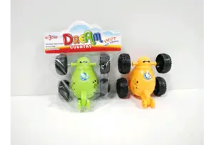 Dinosaur Stunt Car (U-Wheel) PVC Card Head Bag