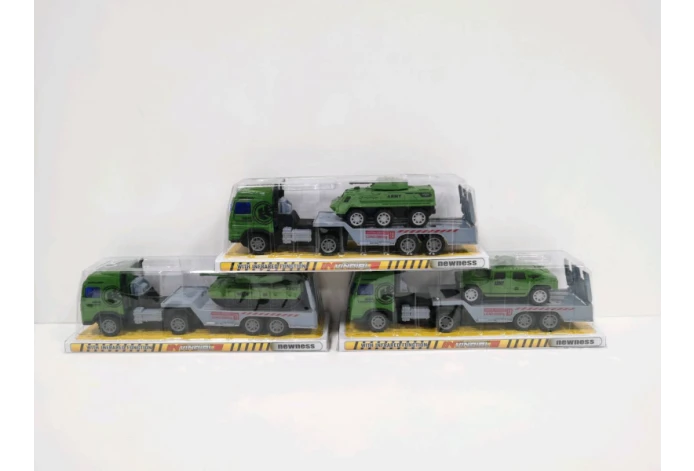 Inertial drag head carrying gliding military armored vehicle