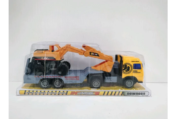 P-cup/box foot inertia tow-head sliding excavation engineering vehicle