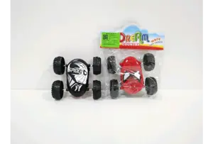 PVC card head bag double-sided double-inertia Spider-Man four-wheel drive car