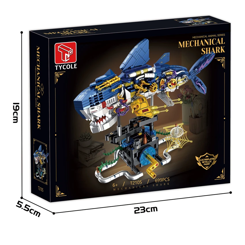 Semi-Mechanical Shark (Electroplated Edition)