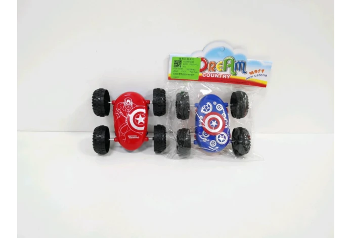 Double-sided, double-inertia Captain America four-wheel drive car