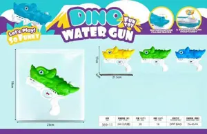 Single nozzle Triceratops water gun [bottom can be filled with sugar]