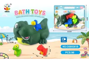 Water Play Bathroom PVC Dinosaur Water Play Set