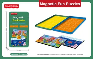 Cartoon Puzzle (Magnetic Iron Box)