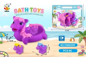 Water Play Bathroom PVC Horse Set