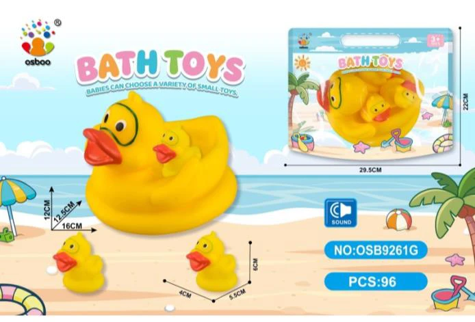 Water Play Bathroom PVC Little Duck Set