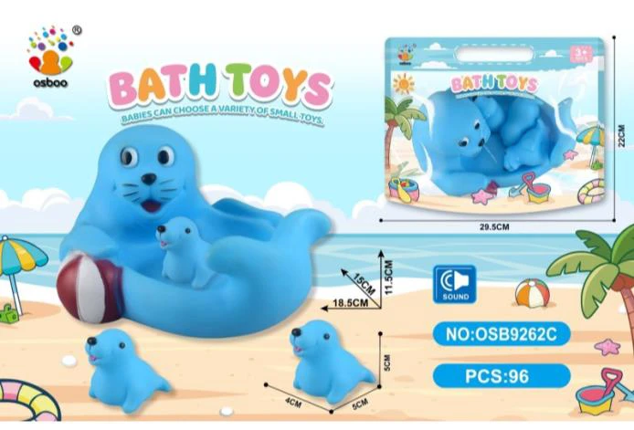 Water Play Bathroom PVC Sea Lion Set