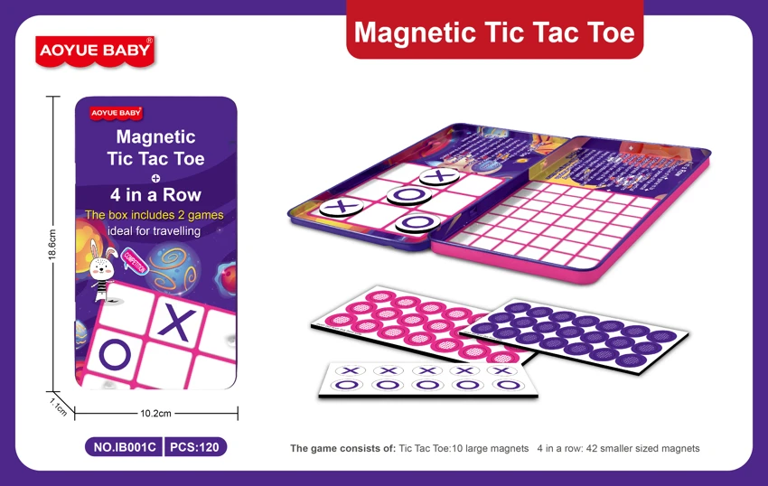 Tic-Tac-Toe (Magnetic Iron Box)