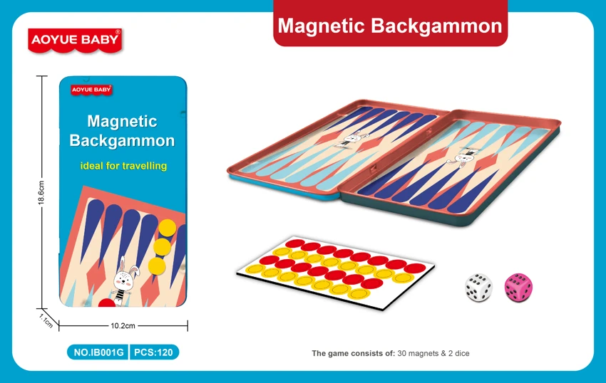 Backgammon (Magnetic Iron Box)