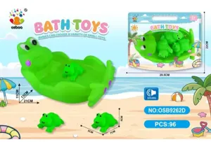 Water Play Bathroom PVC Frog Set