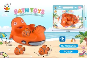 Water Play Bathroom PVC Goldfish Set