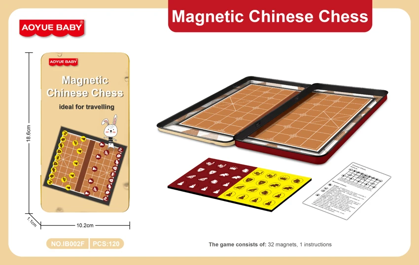 Chinese Chess (Magnetic Iron Box)