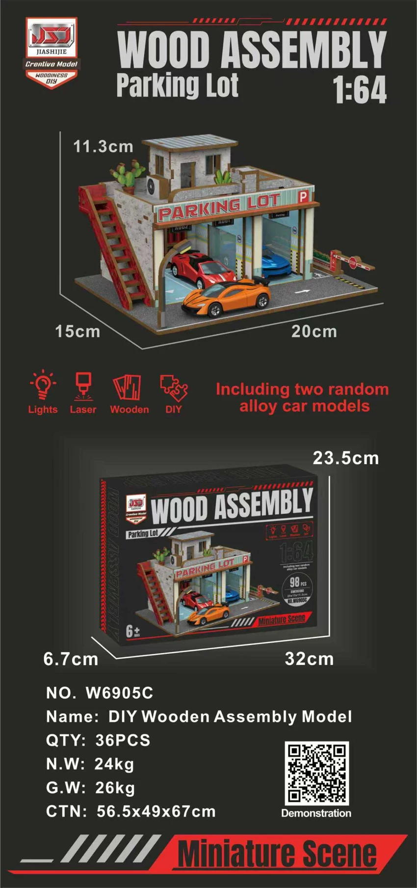 DIY Wooden Scene Model