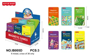 6 Sets * 6 Game Chess Box (Magnetic Iron Box)