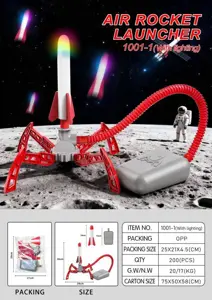 Outdoor cross-border new product cupola 1 rocket launcher (with light)