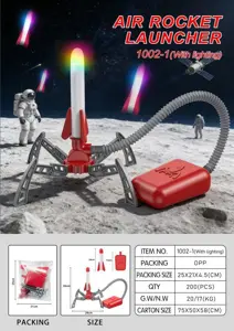 Outdoor cross-border new product cupola 1 rocket launcher (with light)
