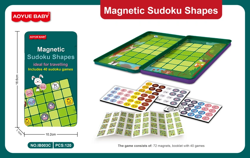 Graphic Sudoku (Magnetic Iron Box)