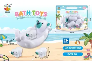 Water Play Bathroom PVC White Bear Water Play Set