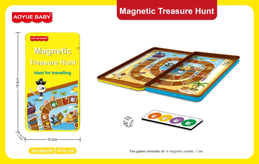Treasure Hunt Chess (Magnetic Iron Box)