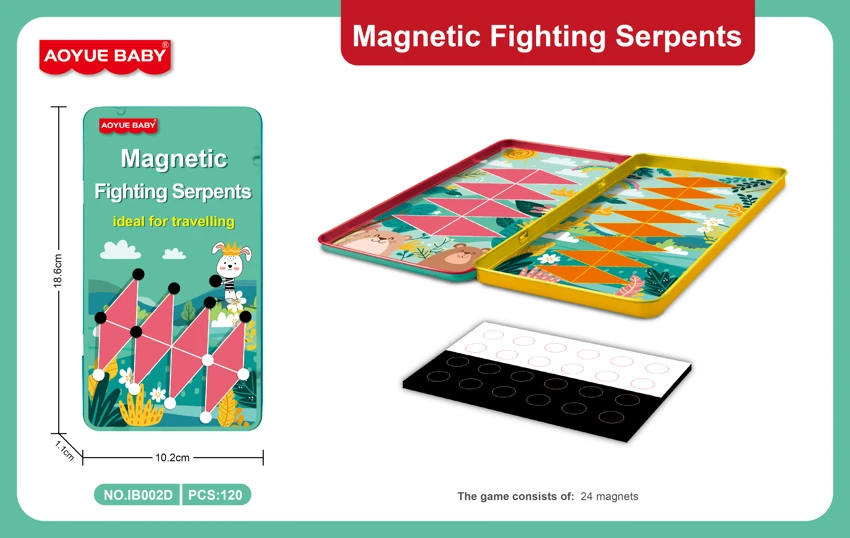 Snake Fighting Chess (Magnetic Iron Box)