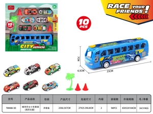 City Bus Car Set (Ocean Theme)