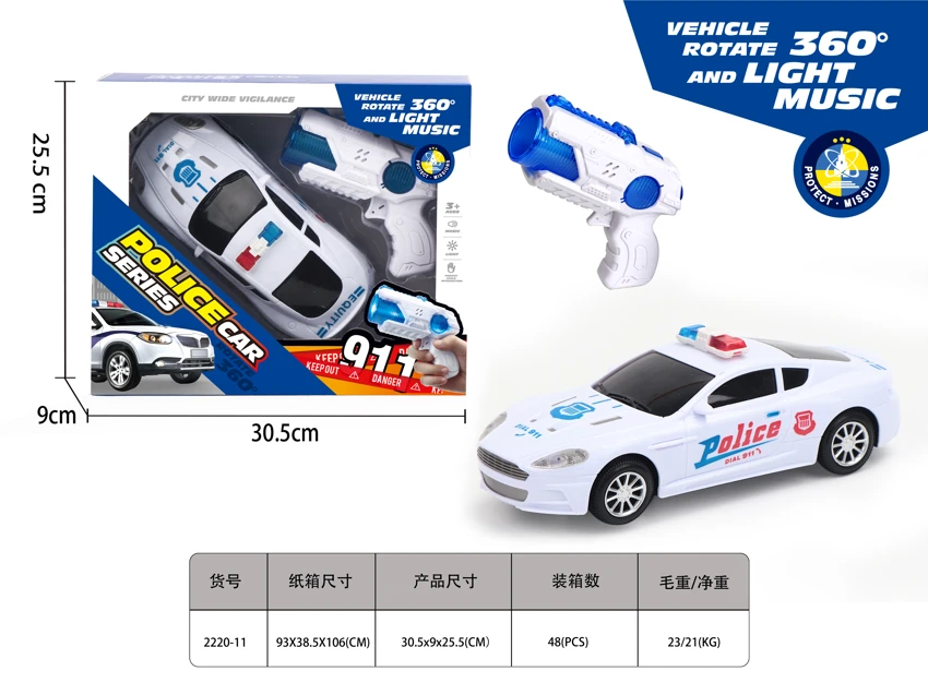 Omni-Directional Police Car · Eight-Tone Gun